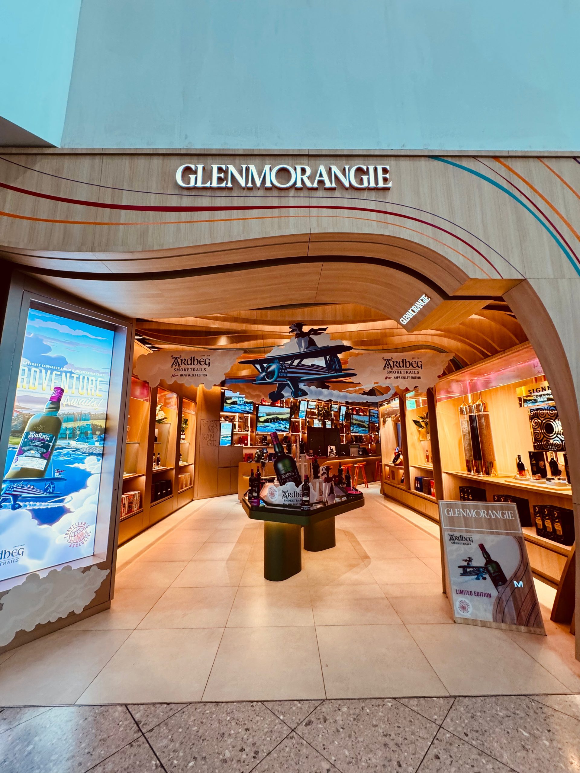 Inside the Glenmorangie boutique at Heathrow T2: rare casks beyond duty-free