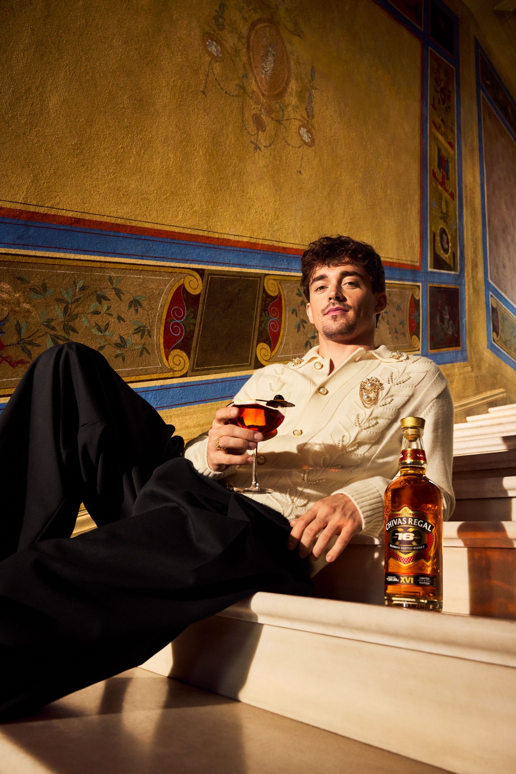 Charles Leclerc Launches First 16 Year Old Limited Edition with Chivas Regal A Tribute to Mastery, Inspired by His Iconic Number in Formula 1