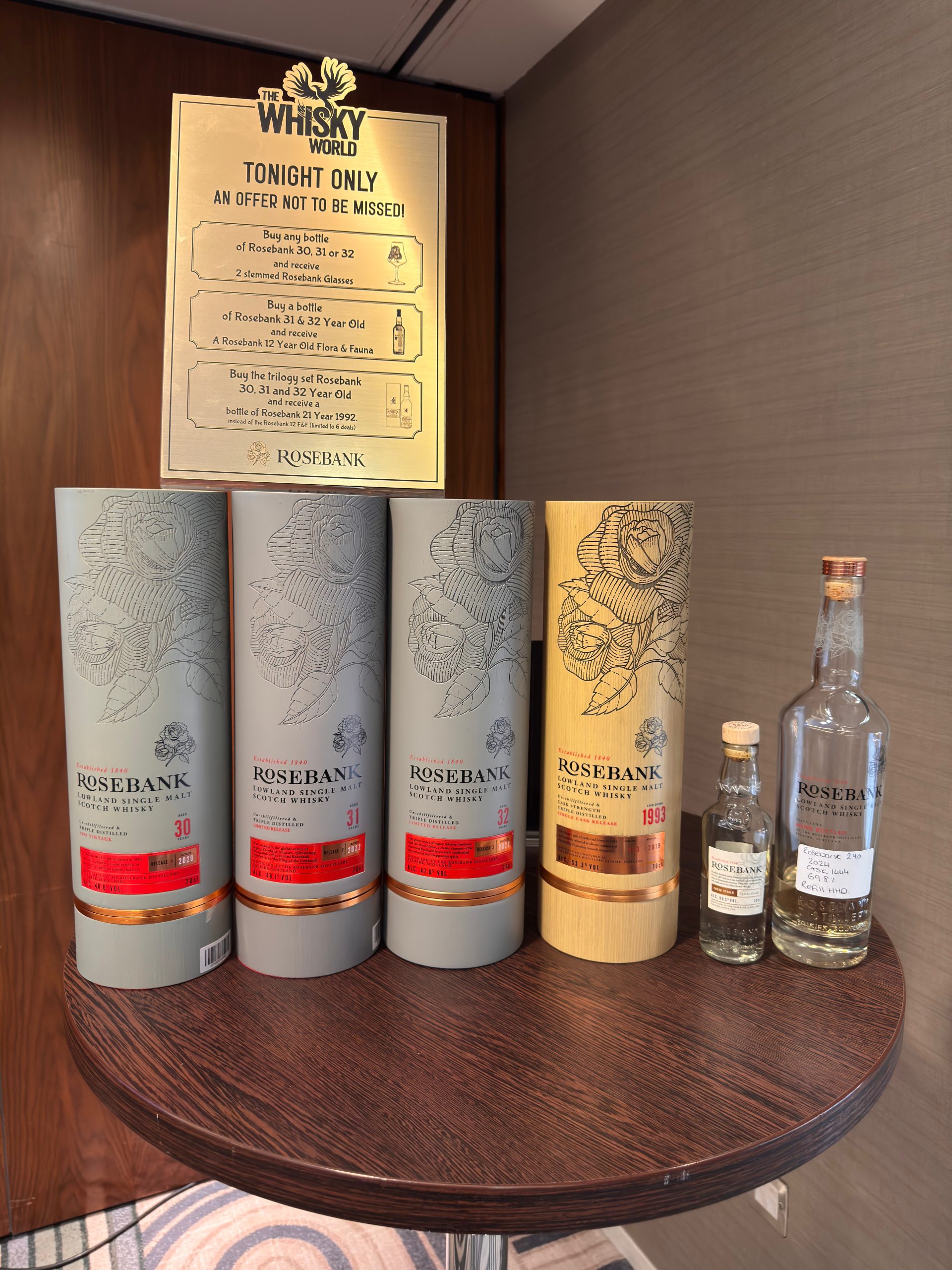 Rosebank Masterclass lineup at thewhiskyevent in London