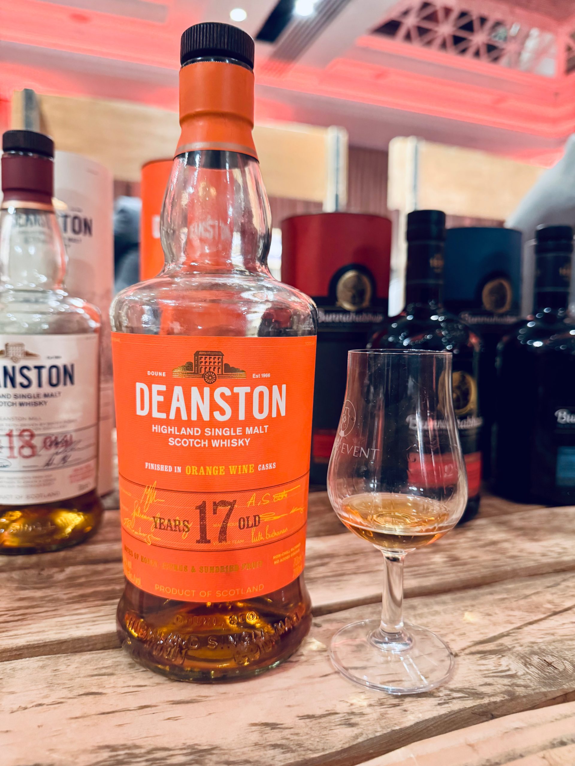 Liquid orange marmalade in a glass: Deanston’s 17 year old orange wine cask finish