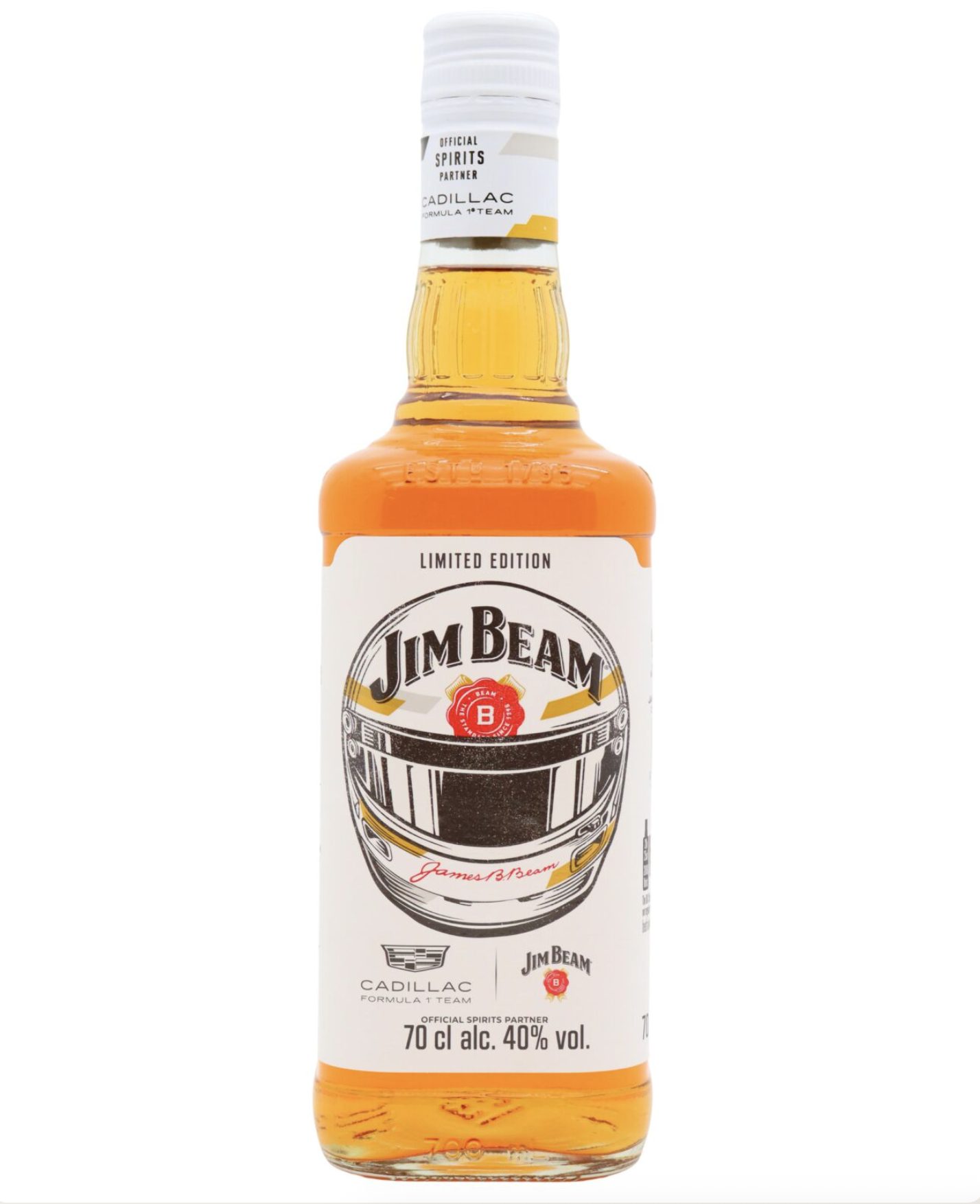 Jim Beam Cadillac F1 Team 2026: the bourbon giant joins the grid with a £24.95 Kentucky straight