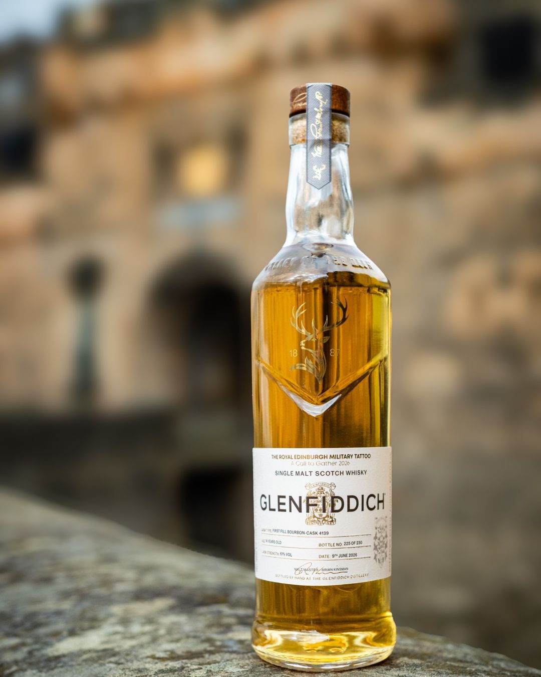 Glenfiddich Royal Edinburgh Military Tattoo 2026: a 14-year-old single cask you can only buy from one shop