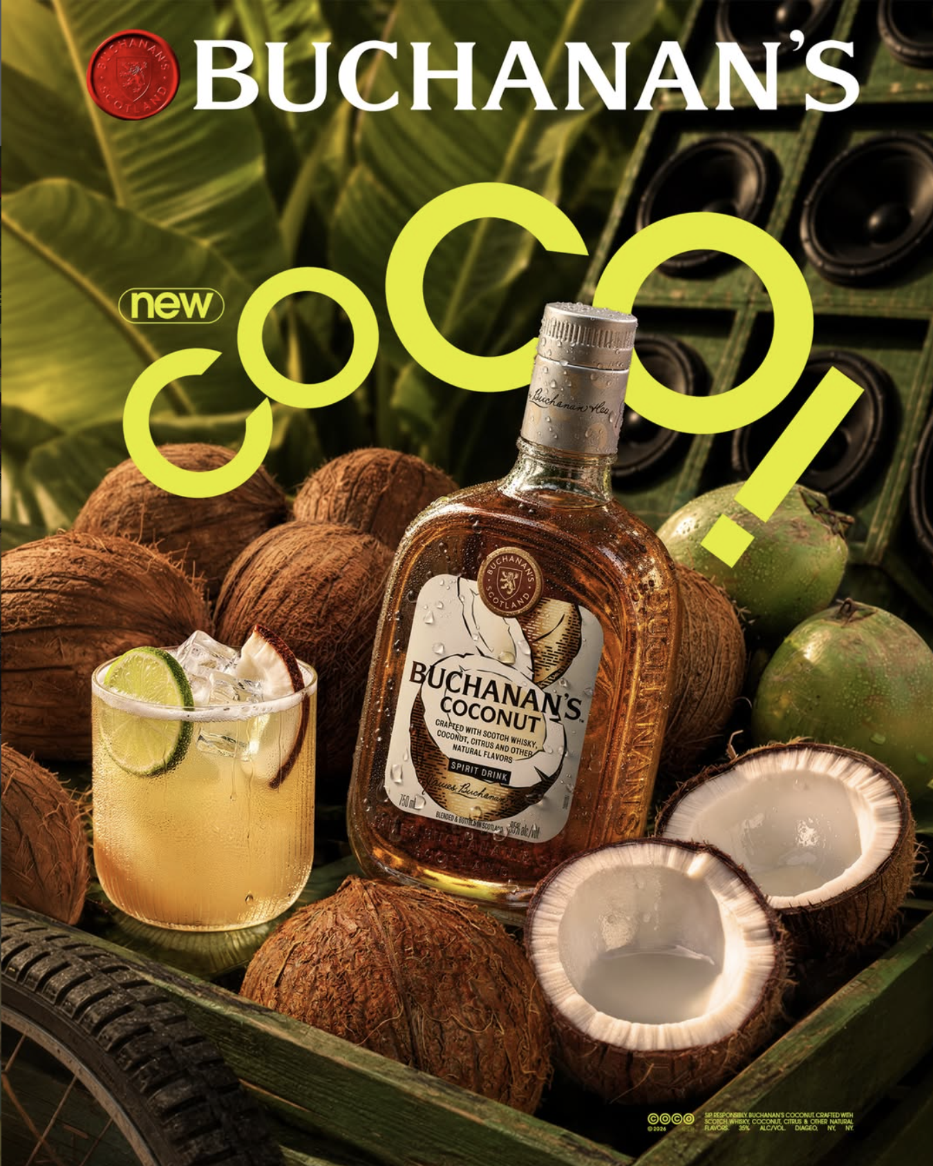 Buchanan’s Coconut: Diageo adds a coconut and citrus flavour to the Buchanan’s line