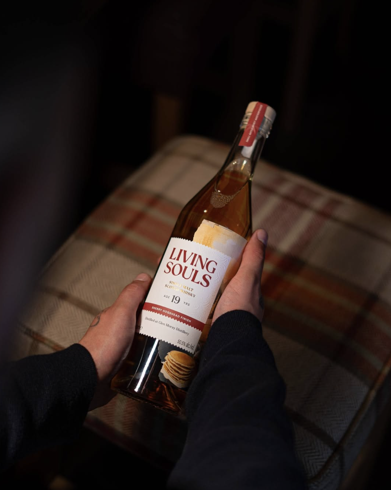 Living Souls Glen Moray 19 Year Old single malt whisky 70cl bottle, sherry hogshead finish, 50.5% ABV, 2026 release
