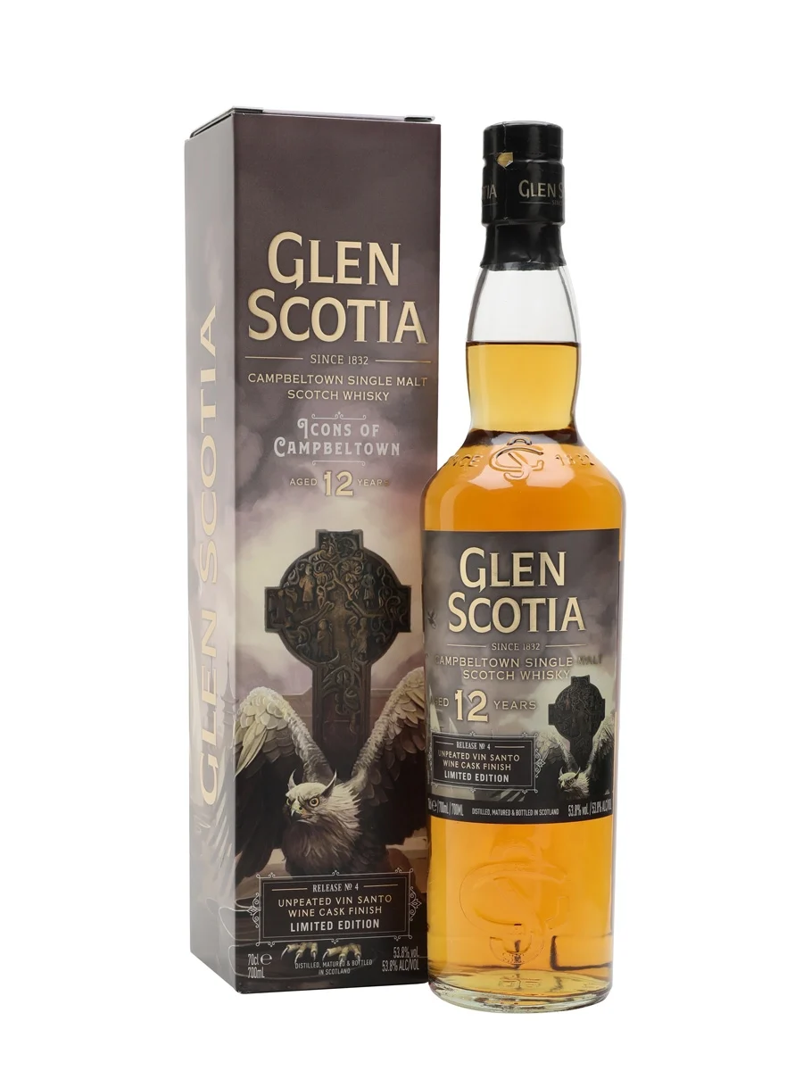 Glen Scotia Icons of Campbeltown Release No.4: an unpeated 12-year-old finished in Vin Santo dessert wine casks