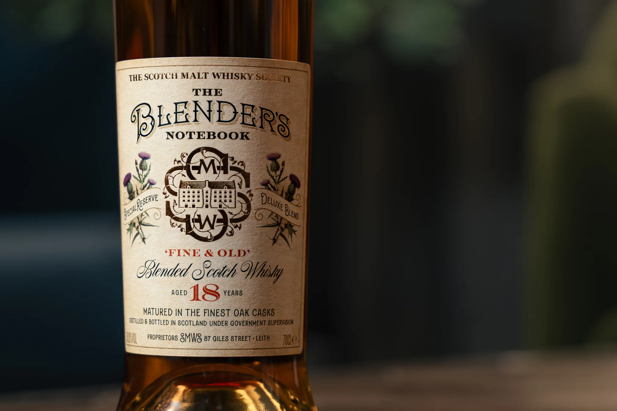 SMWS The Blender's Notebook 70cl bottle, Batch 44 18 year old blended Scotch whisky, Scotch Malt Whisky Society Heresy series 2026