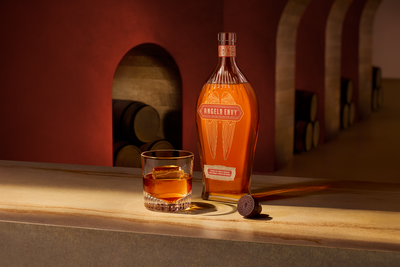 Angel's Envy Cellar Collection Volume 6 750ml bottle, straight rye whiskey finished in peach brandy and toasted oak barrels, 2026
